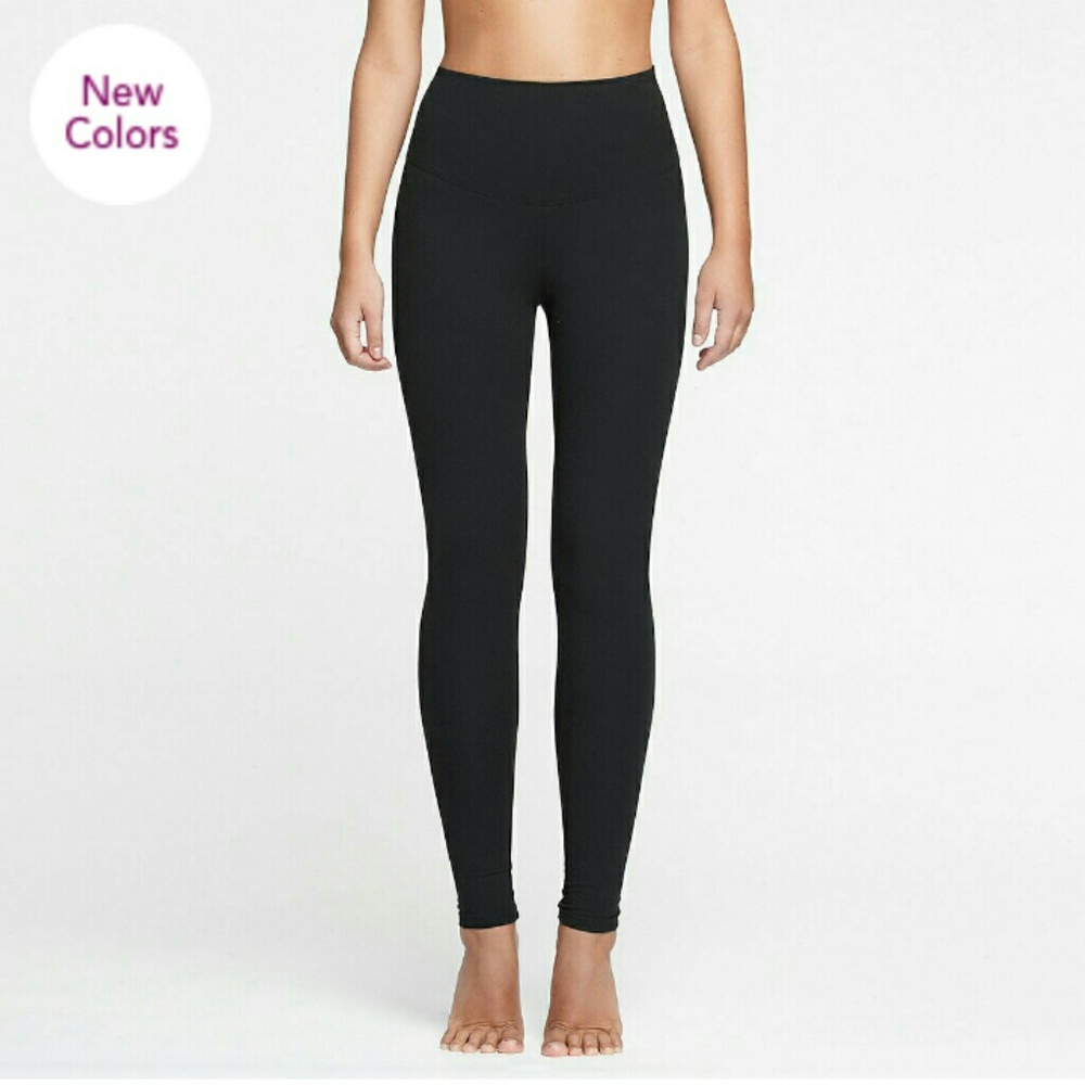 2 Pairs of Yummie Tummie Leggings Black/Gray